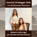 “Mettere ordine oggi per lasciare serenità domani”: partecipata conferenza ad AlmaLuce Casa Funeraria